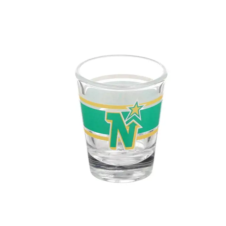 Verre à liqueur rayé 2 oz Minnesota North Stars - Assorti