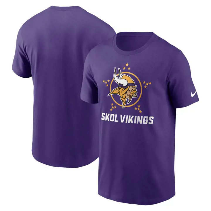 T-shirt en coton Nike Local Essential pour homme des Minnesota Vikings