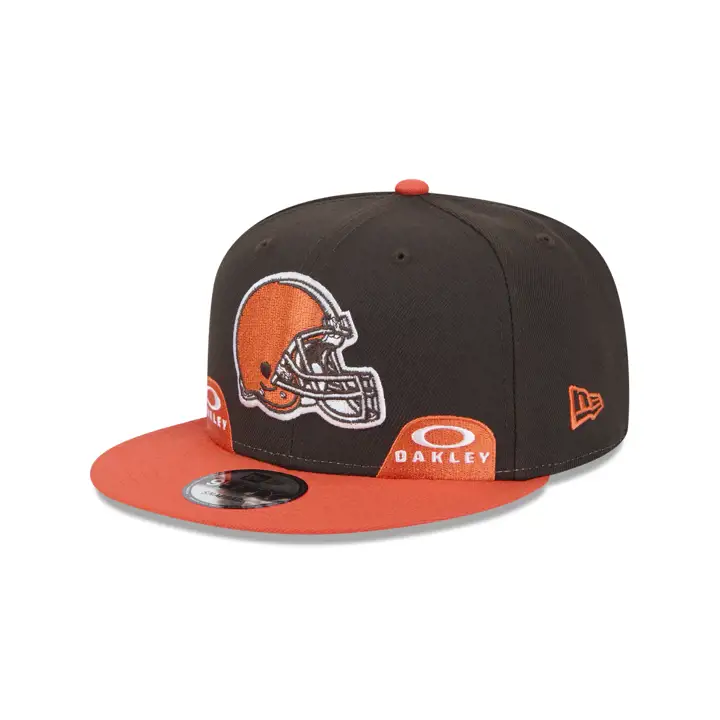 Casquette NFL Oakley OTC Two Tone 9FIFTY des Cleveland Browns marron/orange