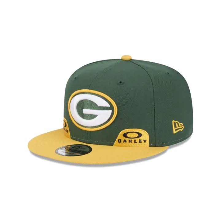 Green Bay Packers NFL Oakley OTC Two Tone 9FIFTY Vert foncé/ jaune