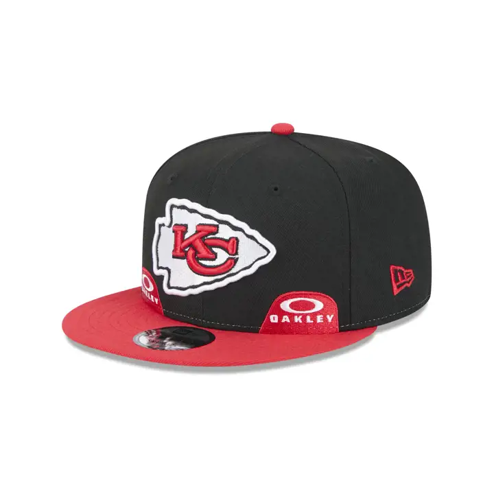 Casquette NFL Two Tone 9FIFTY Kansas City Chiefs Oakley Noir/Rouge