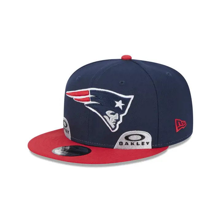 New England Patriots NFL Oakley OTC Two Tone 9FIFTY Marine/Rouge