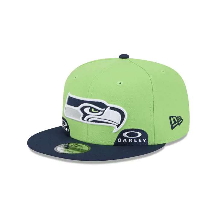 Seattle Seahawks NFL Oakley OTC Two Tone 9FIFTY Citron vert/ marine