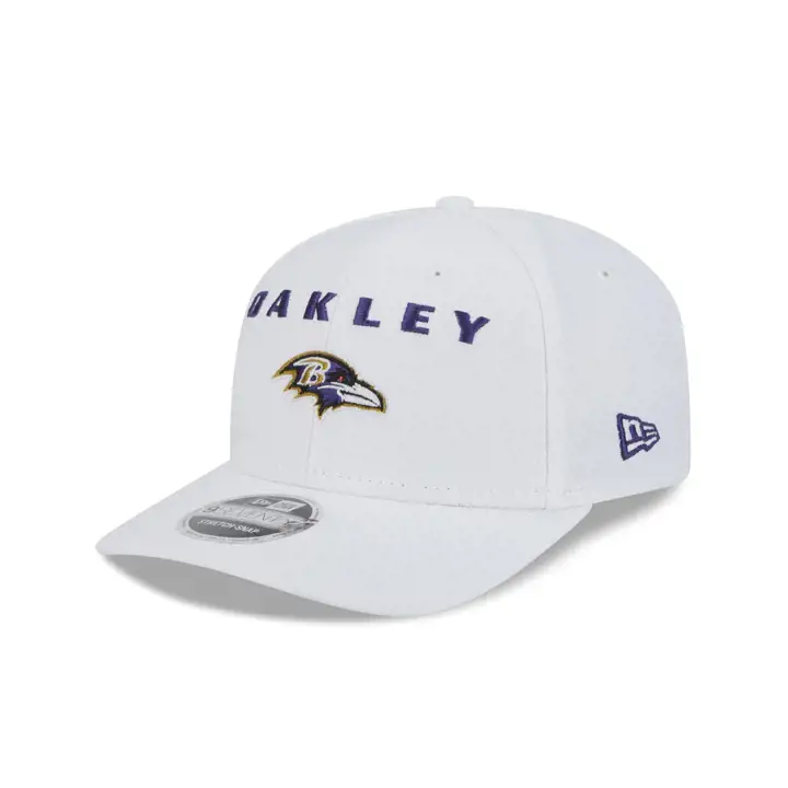 Casquette Baltimore Ravens NFL Oakley White Team Logo 9SEVENTY Blc