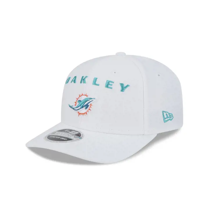 Miami Dolphins NFL Oakley Logo d'équipe blanc 9SEVENTY Bnc