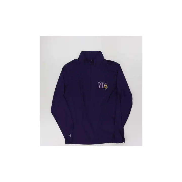Minnesota Vikings Tribute 1/4 Zip Pur Chain C