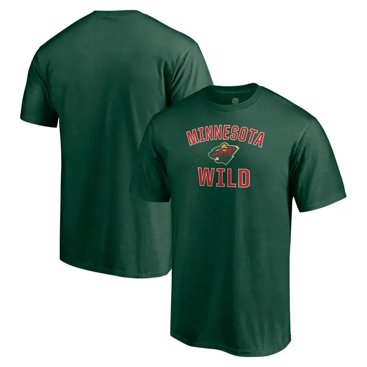 T-shirt NHL Minnesota Wild Victory Arch Vert fonçé MOT-SYMBOLE