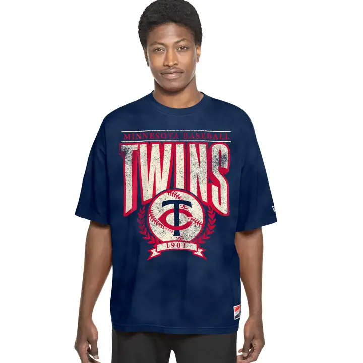T-shirt MLB Minnesota Twins Wordmark Rétro NE AST