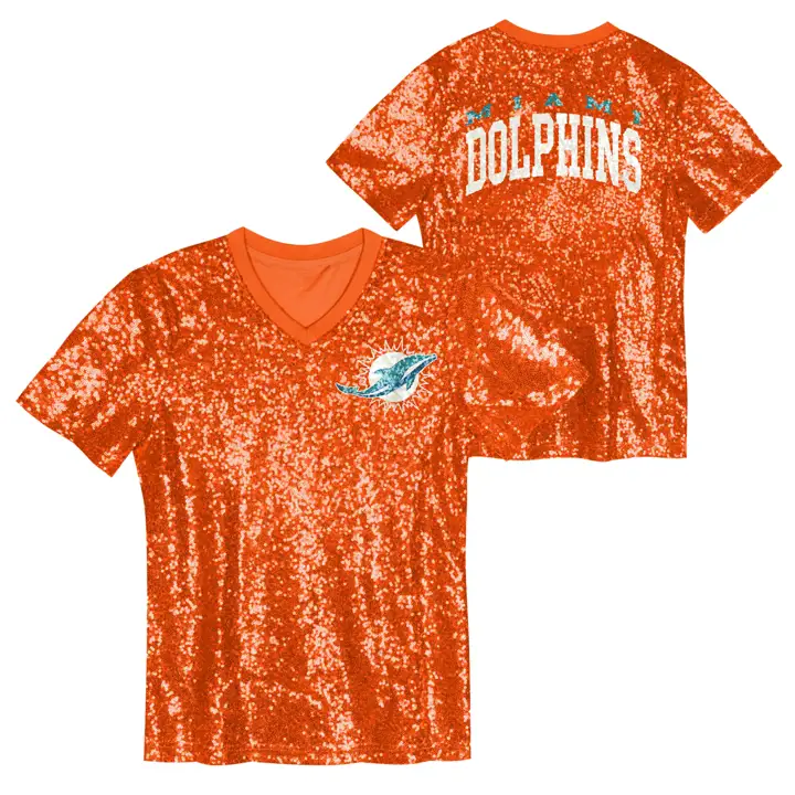 T-shirt Glamour de l'équipe des Miami Dolphins AQ