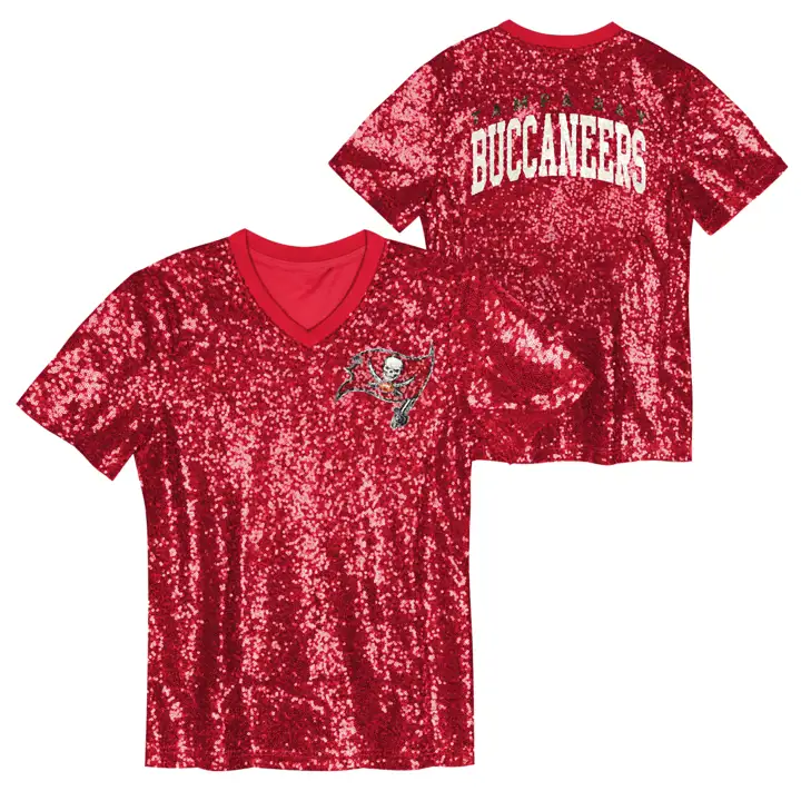 T-shirt glamour rouge Tampa Bay Buccaneers