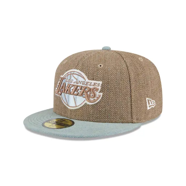 Los Angeles Lakers NBA LT Denim Tweed 59FIFTY AST/DENIM/GRY
