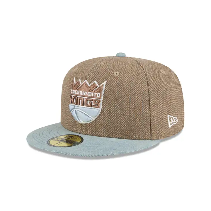 Sacramento Kings NBA LT Denim Tweed 59FIFTY AST/DENIM/GRY