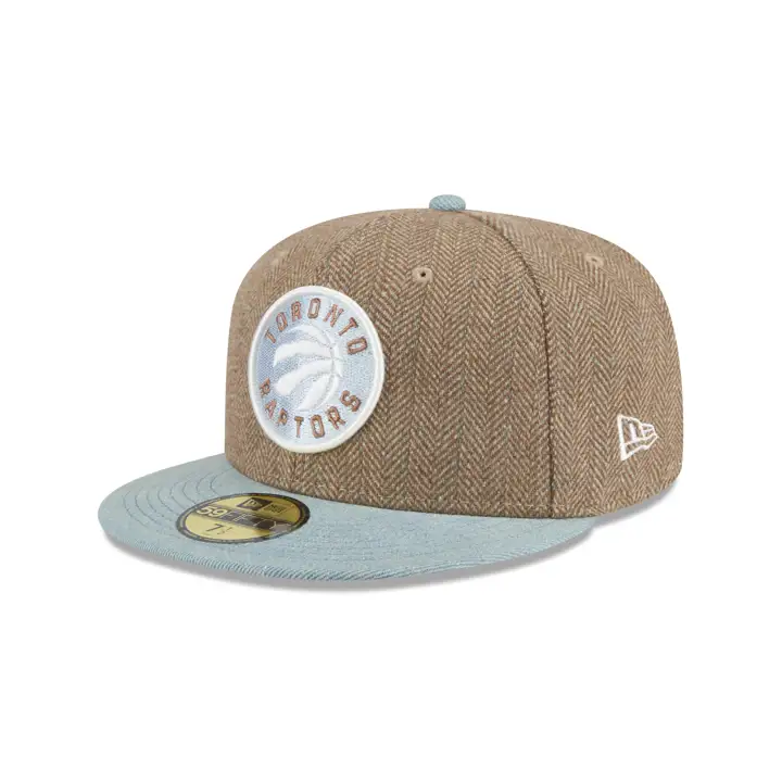 Toronto Raptors NBA LT Denim Tweed 59FIFTY AST/DENIM/GRY