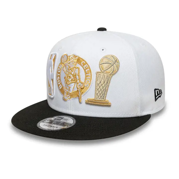 Casquette 9FIFTY Celtics NBA Cérémonie Bagues 24 ans blc/noi/gri