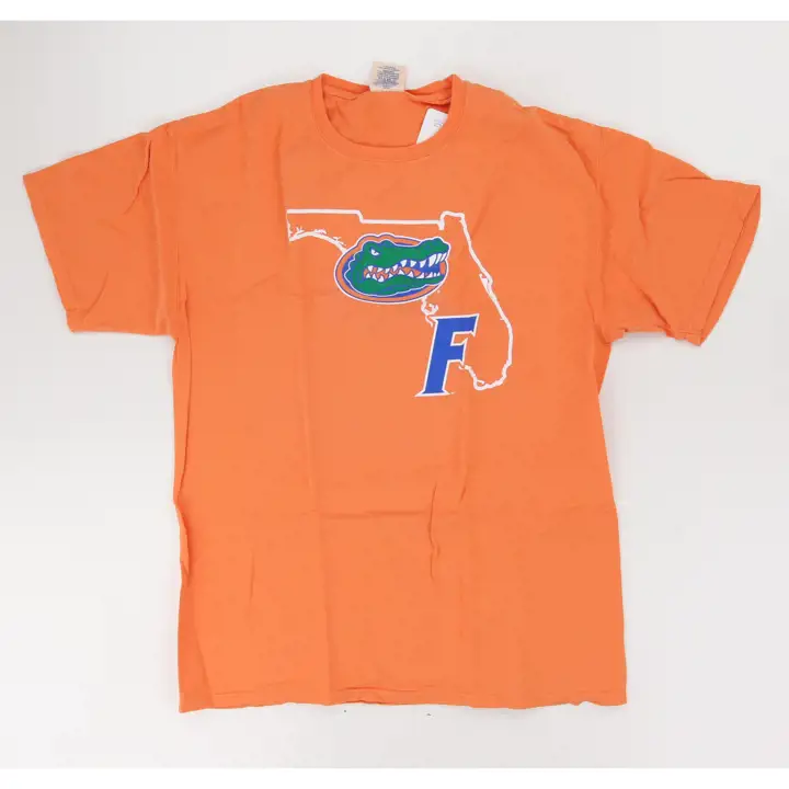 T-shirt confort en coton lavé NCAA Florida Gators Fierté de l'école ORG