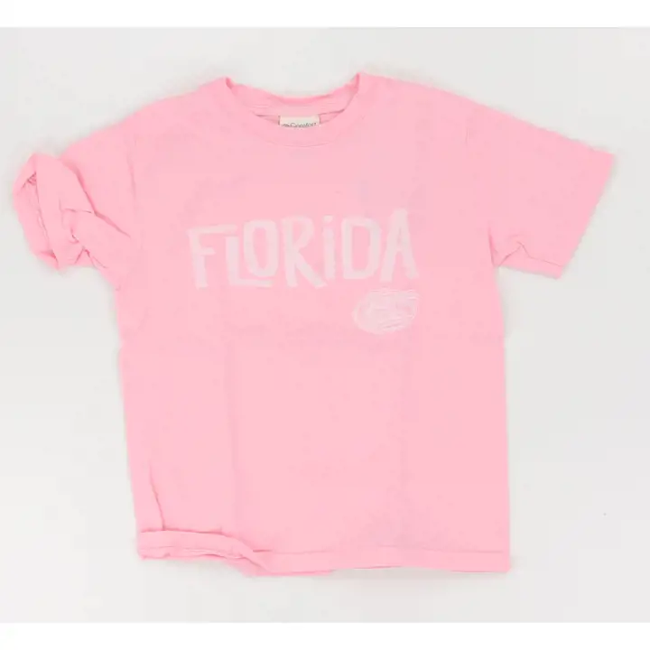 T-shirt confort rose pour jeunes filles NCAA Florida Gators