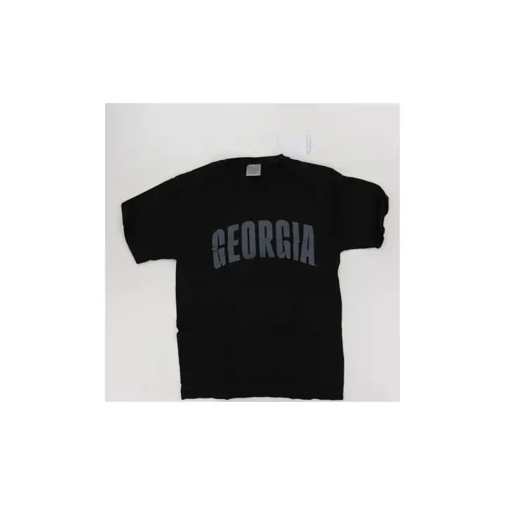 Georgia Bulldogs NCAA Comfort Wash Tonal Mascot T-Shirt BLK