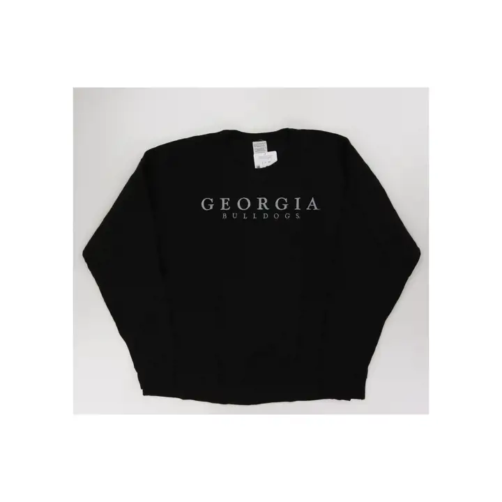 Molleton ton sur ton Georgia Bulldogs NCAA Comfort Wash NOIR