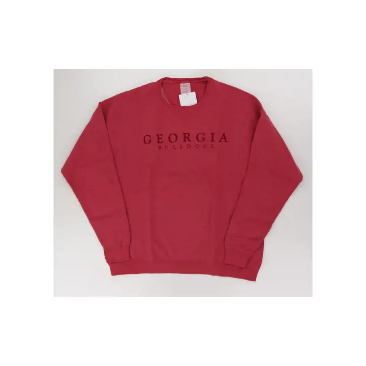 Sweat-shirt ton sur ton NCAA Comfort Wash Georgia Bulldogs CRIM