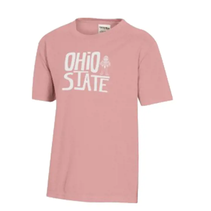 T-shirt Confort Lavé NCAA Ohio State Buckeyes pour Jeunes Filles PN