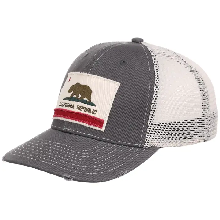 California Torn & Tattered Trucker Charbon/IVO