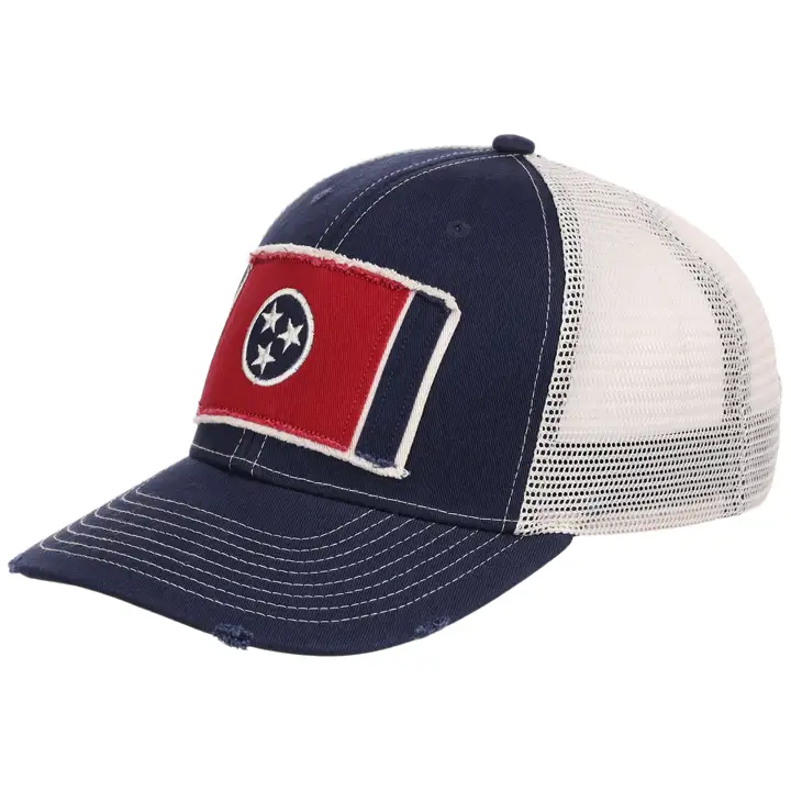 Casquette de routier déchirée Tennessee bleu marine/IVO