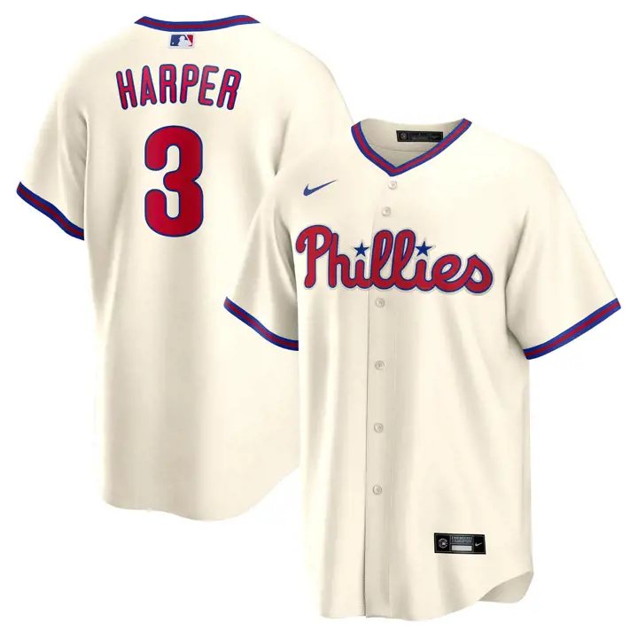 Maillot réplique officiel des joueurs des Phillies de Philadelphie MLB Bry