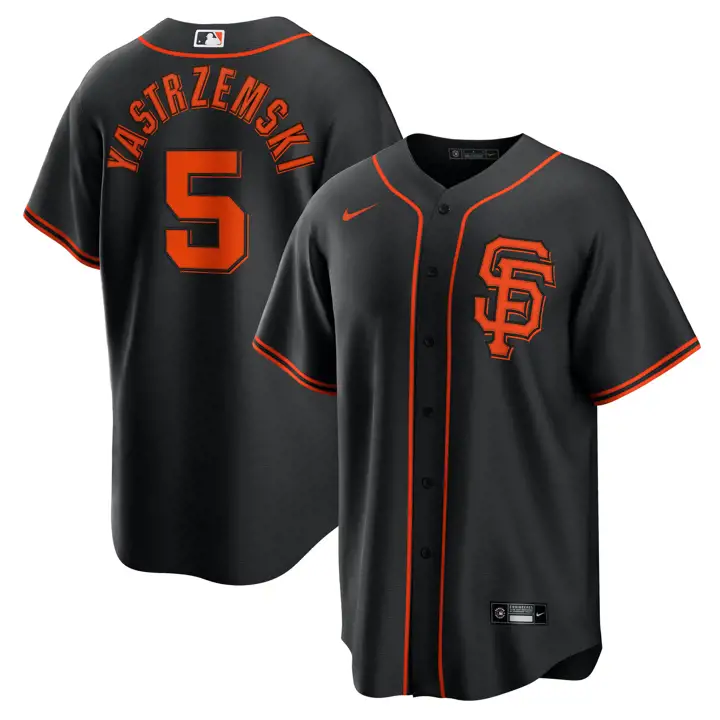 Maillot Réplique Officiel Joueur MLB Giants Mike Yastrzemski B