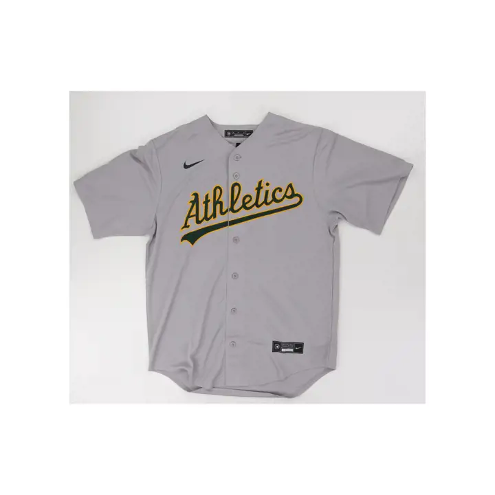 Maillot Réplique Officiel Vierge MLB Oakland Athletics GRIS