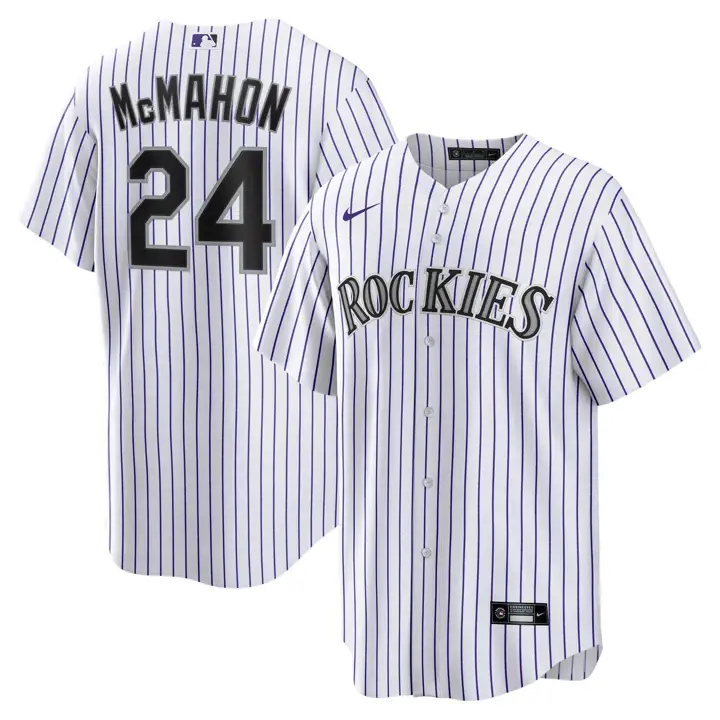 Maillot Réplique Officiel Joueur MLB Colorado Rockies Ryan McMahon