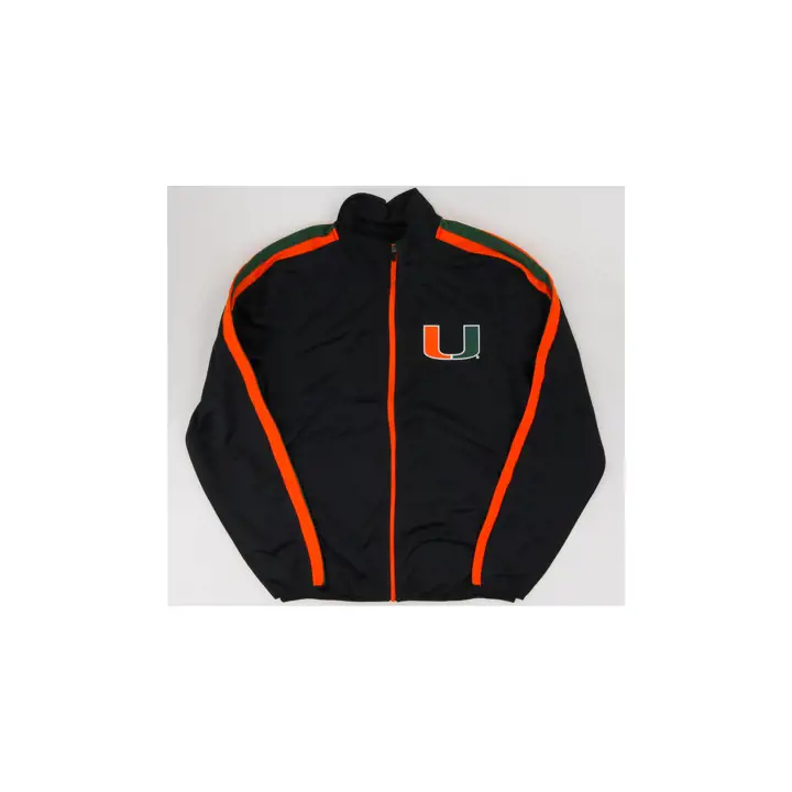 Veste de survêtement en tricot NCAA Miami Hurricanes 24 vert