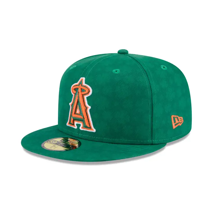 Anaheim Angels 2025 MLB St. Patrick's Day 59FIFTY Vert
