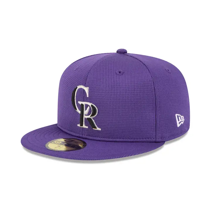 Colorado Rockies 2025 MLB Entraînement de printemps 59FIFTY PUR