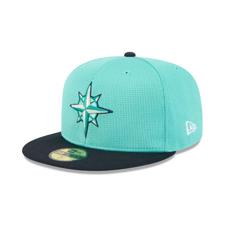 Seattle Mariners 2025 MLB Entraînement de printemps 59FIFTY GRN