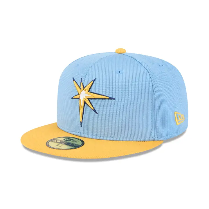 Casquette 59FIFTY Tampa Bay Rays 2025 MLB Spring Training Jaune