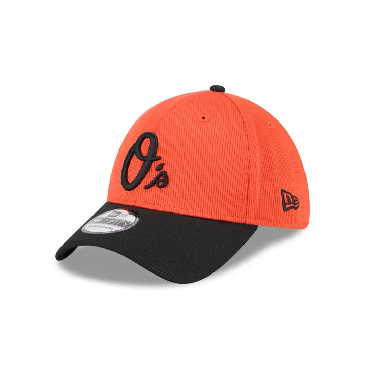 Casquette 39THIRTY officielle des Baltimore Orioles de la MLB 25 pour l'entraînement de printemps