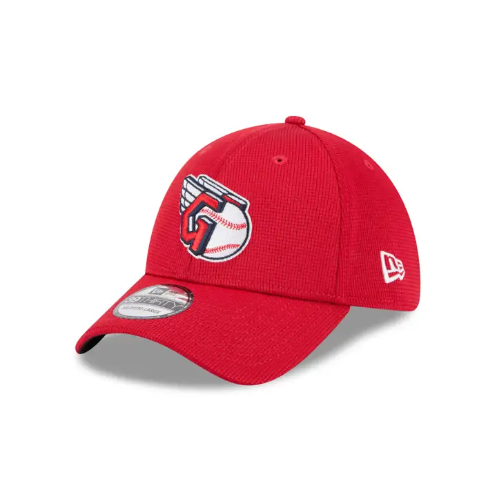 Cleveland Guardians MLB 25 ENTRAÎNEMENT DE PRINTEMPS 39THIRTY Rouge