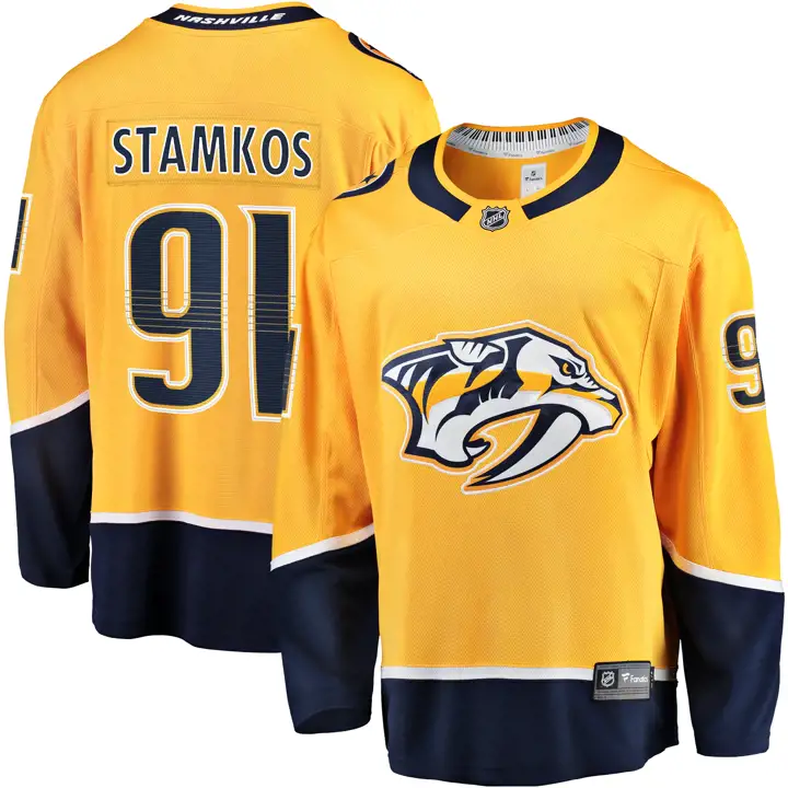 Maillot de joueur NHL Nashville Predators Échappée Steven Stamkos