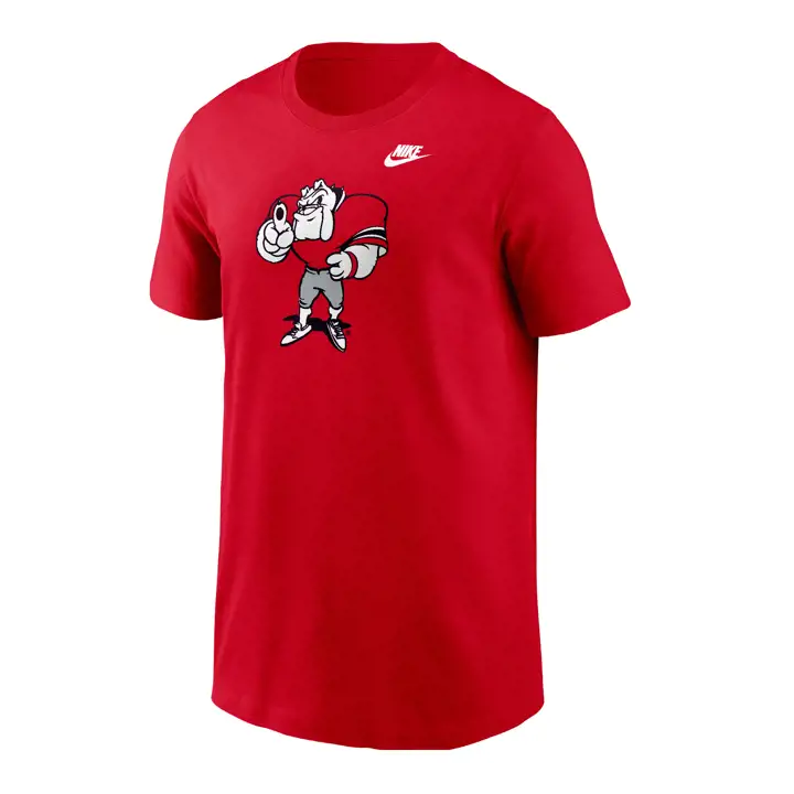 T-shirt rouge Dawg de football NCAA Georgia Bulldogs pour jeune