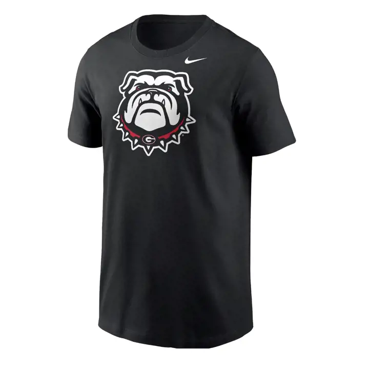 T-shirt Noir NCAA Georgia Bulldogs Jeunesse Logo Alternatif
