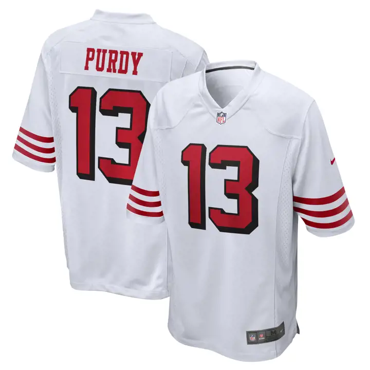Maillot NFL 49ERS Brock Purdy blc