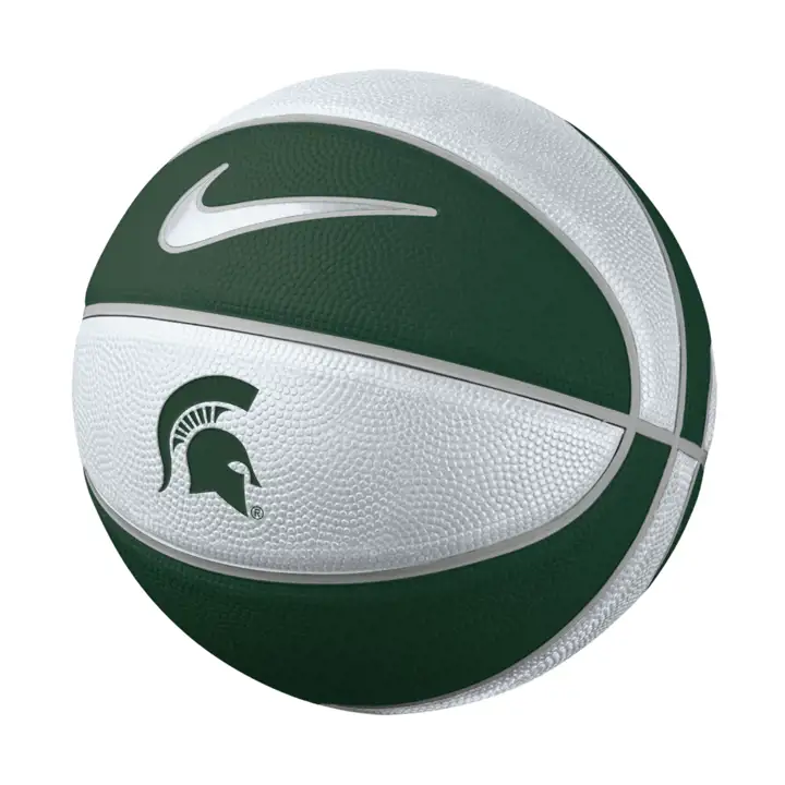 Michigan State Spartans Ballon de basket d'entraînement en caoutchouc Assortiment