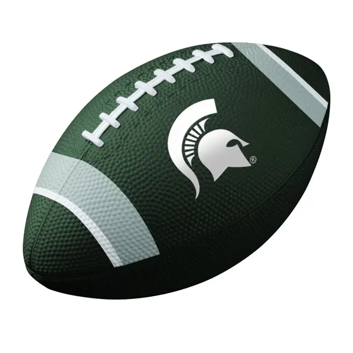 Mini-ballon de football en caoutchouc Michigan State Spartans