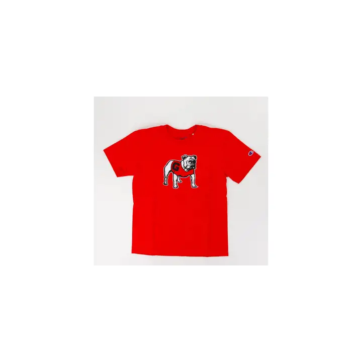 T-shirt Mascotte Rouge NCAA Georgia Bulldogs pour Jeune