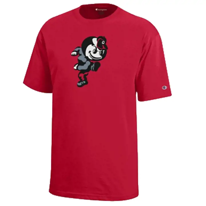 T-shirt Enfant Rouge Mascotte Ohio State Buckeyes NCAA