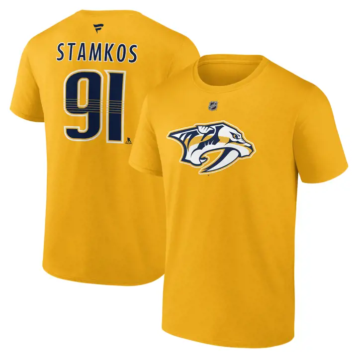 T-shirt authentique Nashville Predators LNH Nom et Numéro Steven Stamkos