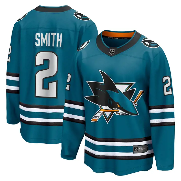 Maillot Joueur NHL Breakaway San Jose Sharks Will Smith Teale