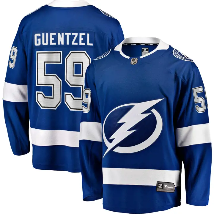 Maillot de joueur Tampa Bay Lightning NHL Breakaway Jake Guentzel