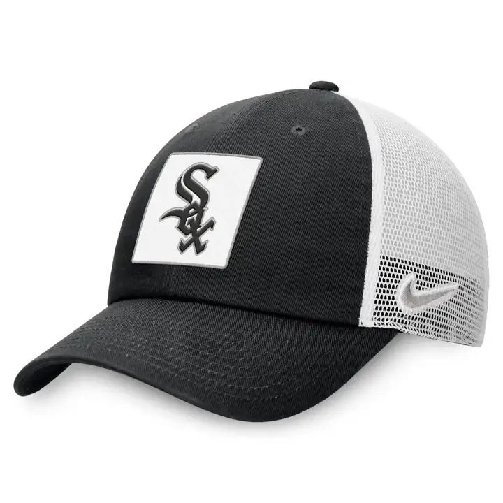 Chicago White Sox MLB NK Rise Structured Trucker TC NOIR/BLANC