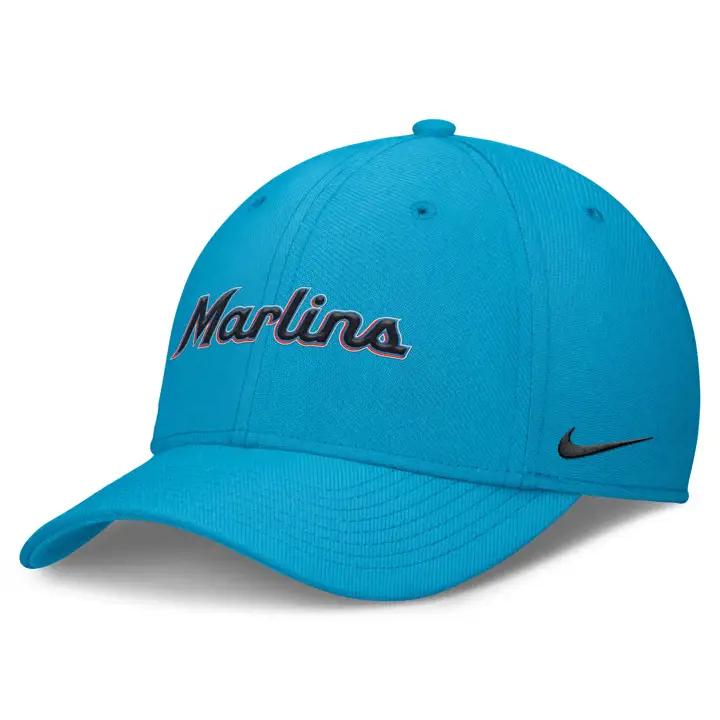 Miami Marlins MLB Classic Swoosh BLEU